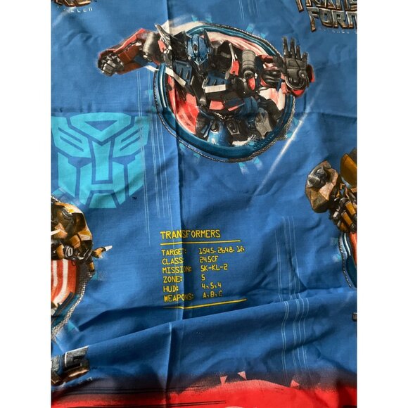 Transformers "Revenge Of The Fallen" Twin Flat Sheet Cutter Crafts - Picture 3 of 9